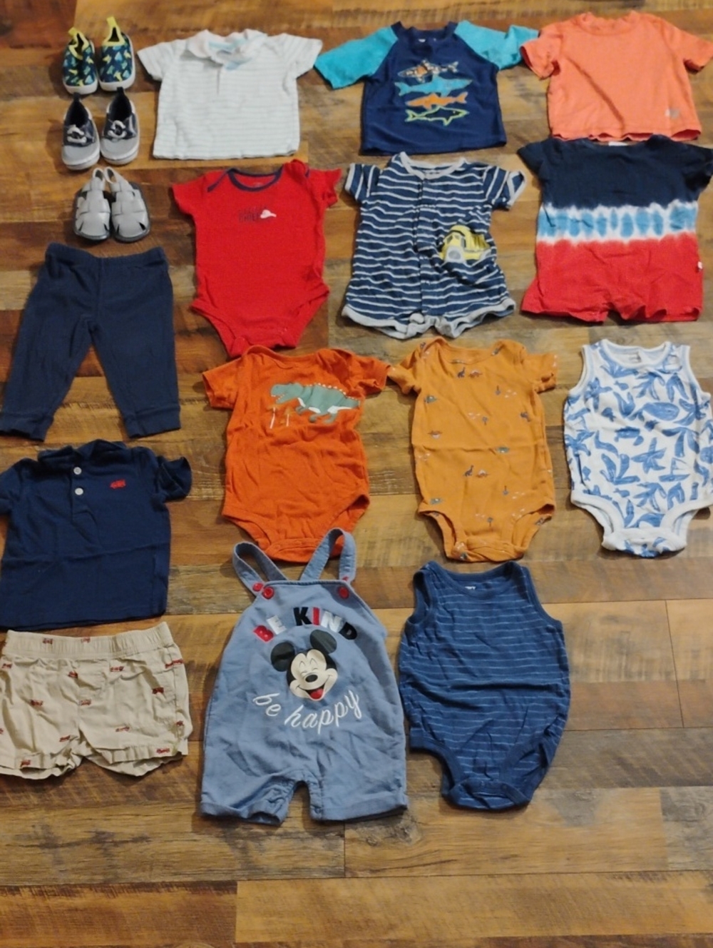 12 Month Baby Boy Clothes Bundle!